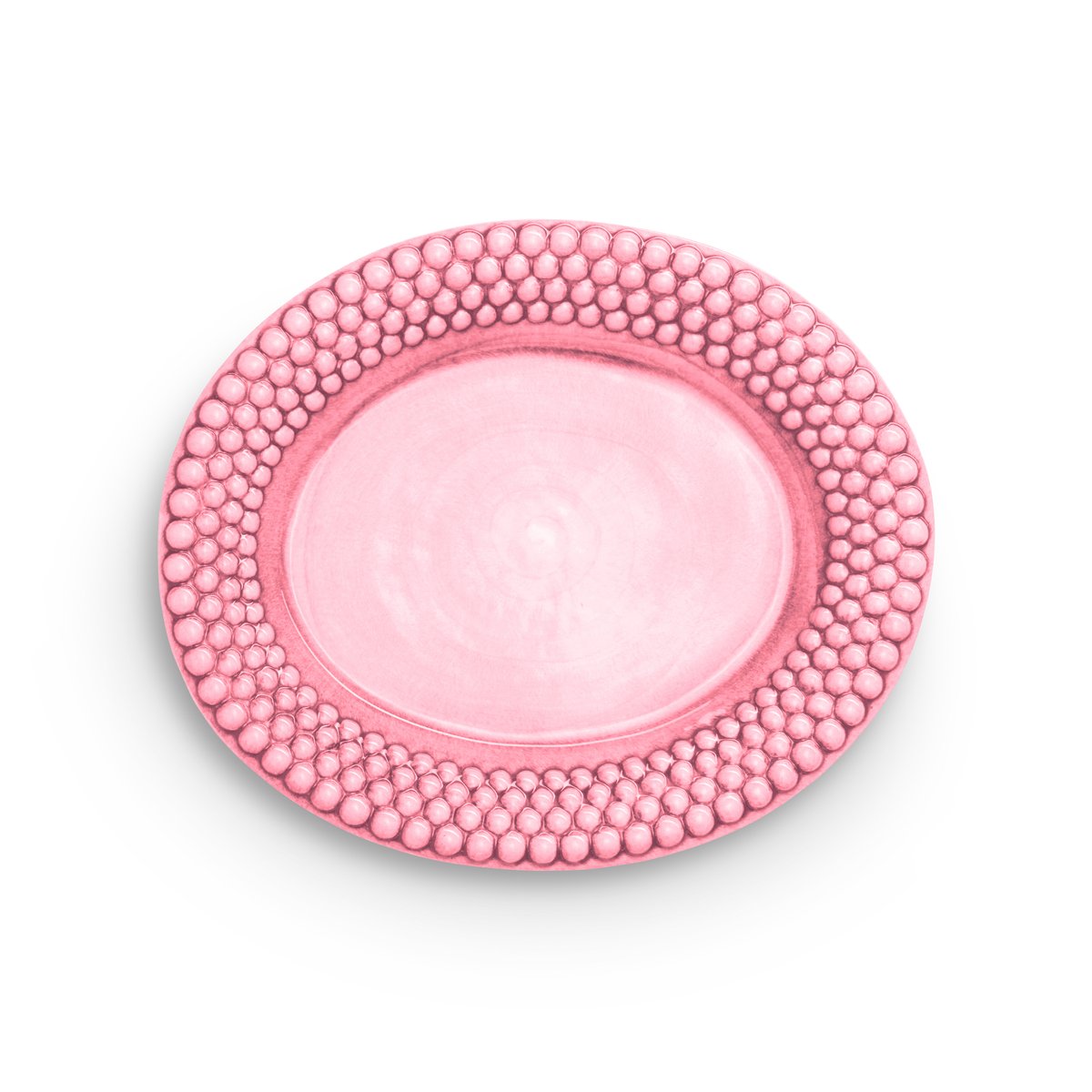 Mateus Bubbles oval saucer 35 cm Pink | Scandinavian Design | Serving platters & dishes | Pink