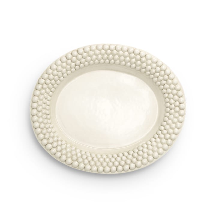 Bubbles oval saucer 35 cm - Sand - Mateus