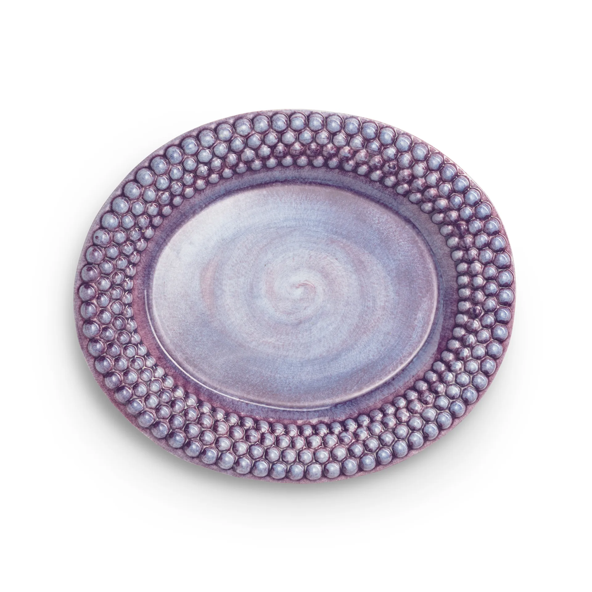 Bubbles oval saucer 35 cm, Violet Mateus