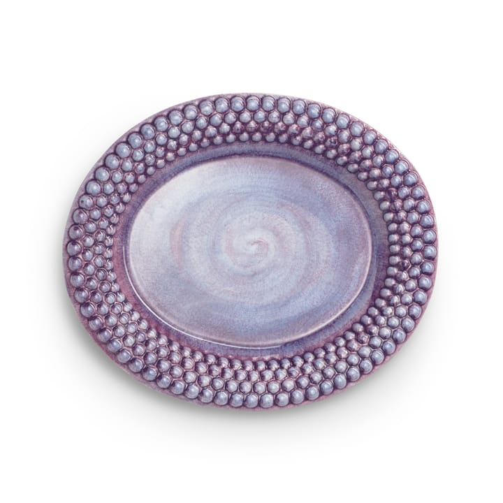 Bubbles oval saucer 35 cm - Violet - Mateus