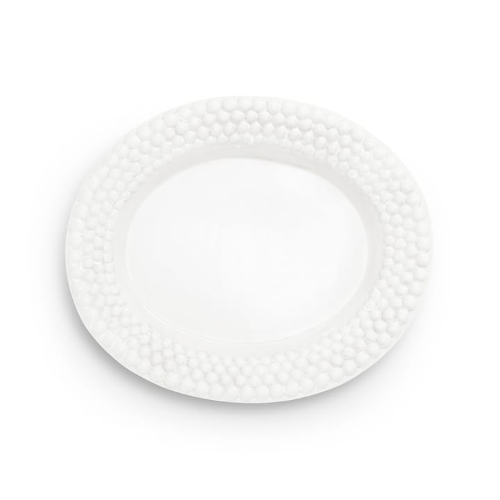 Bubbles oval saucer 35 cm - White - Mateus