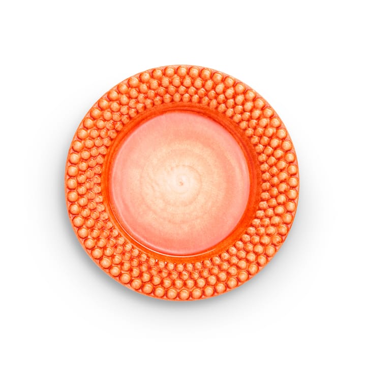 Bubbles plate 28 cm - Orange - Mateus