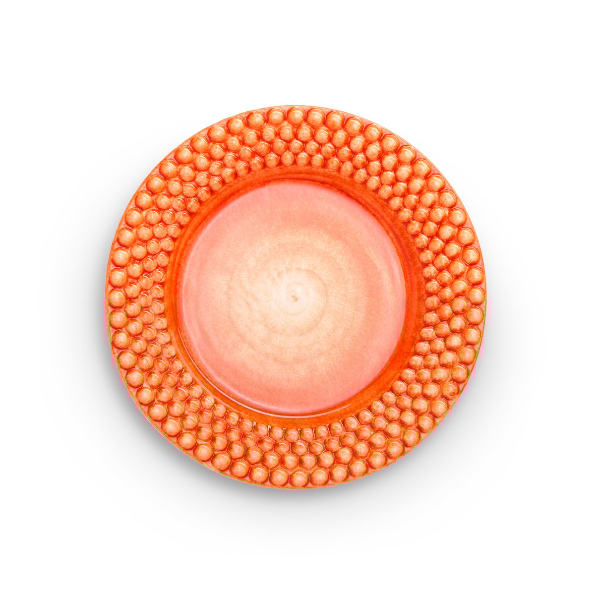Mateus Bubbles plate 28 cm Orange | Scandinavian Design | Dinner plates | Orange