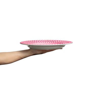 Bubbles plate 28 cm - Pink - Mateus