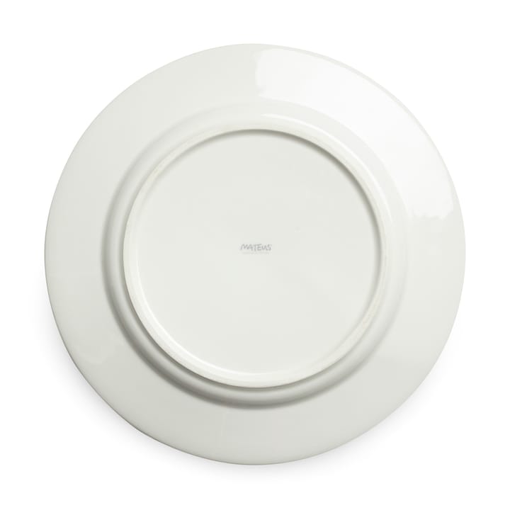 Bubbles plate 28 cm - White - Mateus