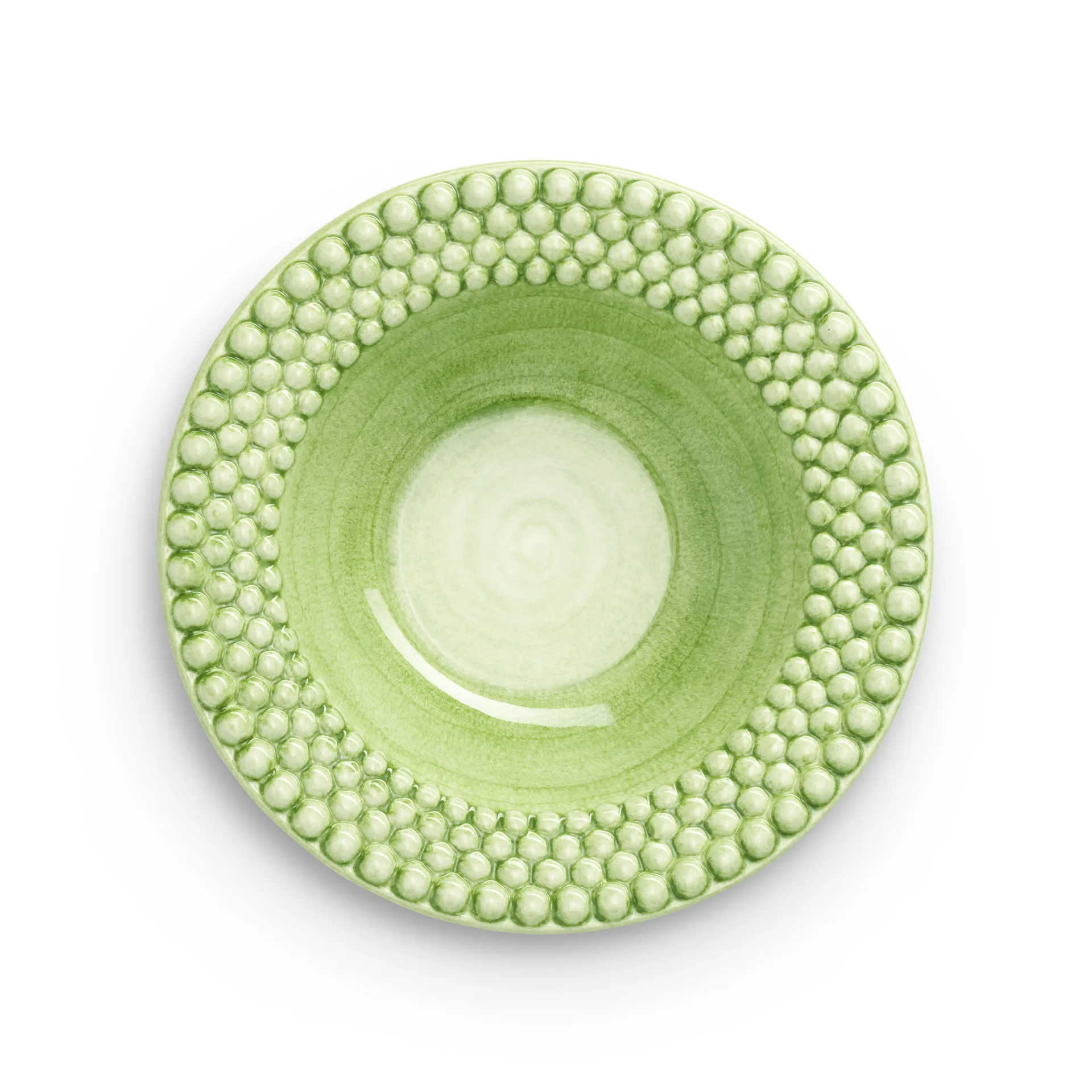 Bubbles soup plate 25 cm, Green Mateus