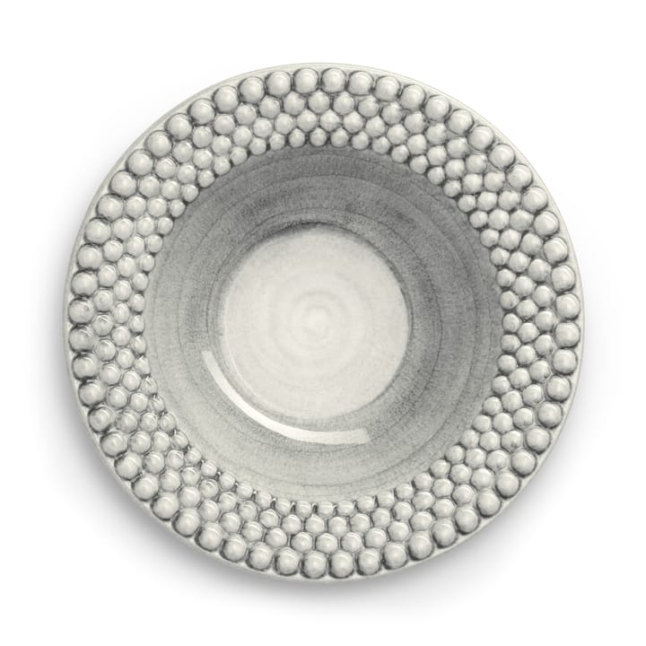 Bubbles soup plate 25 cm - Grey - Mateus