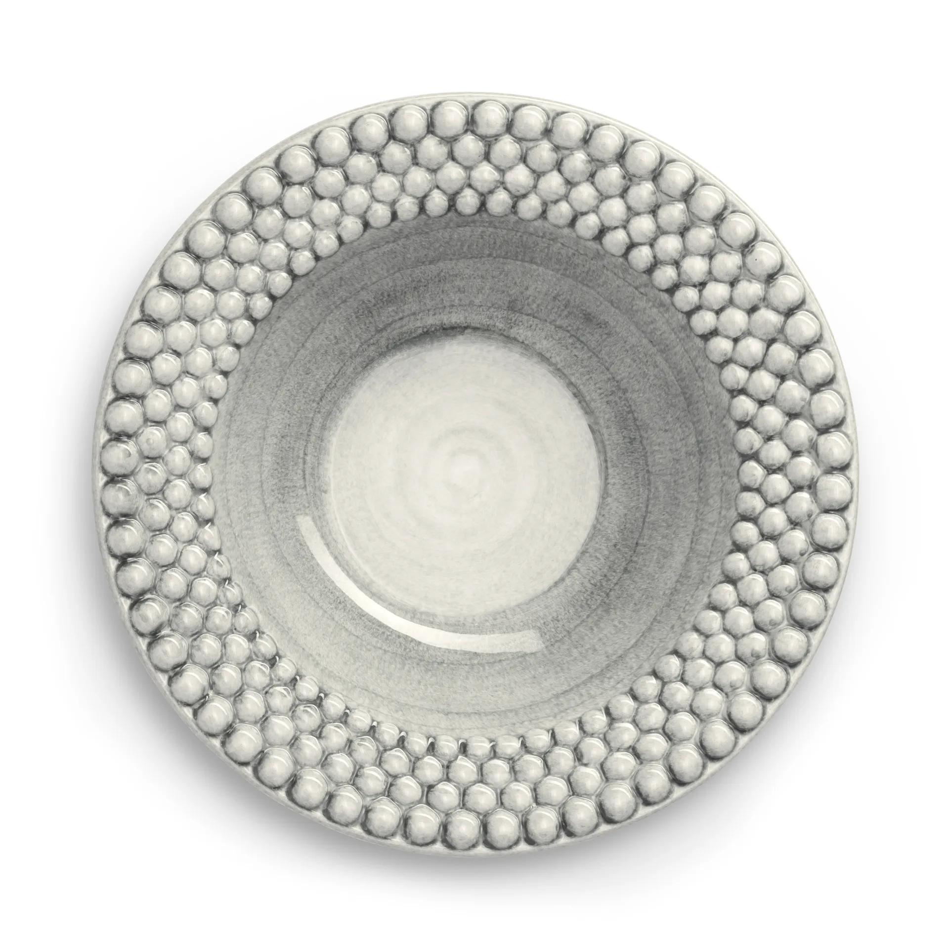 Bubbles soup plate 25 cm, Grey Mateus