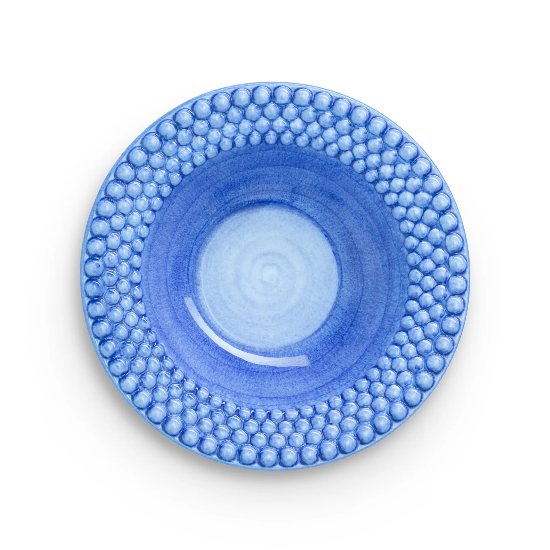 Bubbles soup plate 25 cm, Light blue Mateus