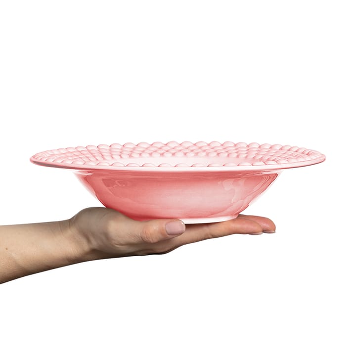 Bubbles soup plate 25 cm - light pink - Mateus