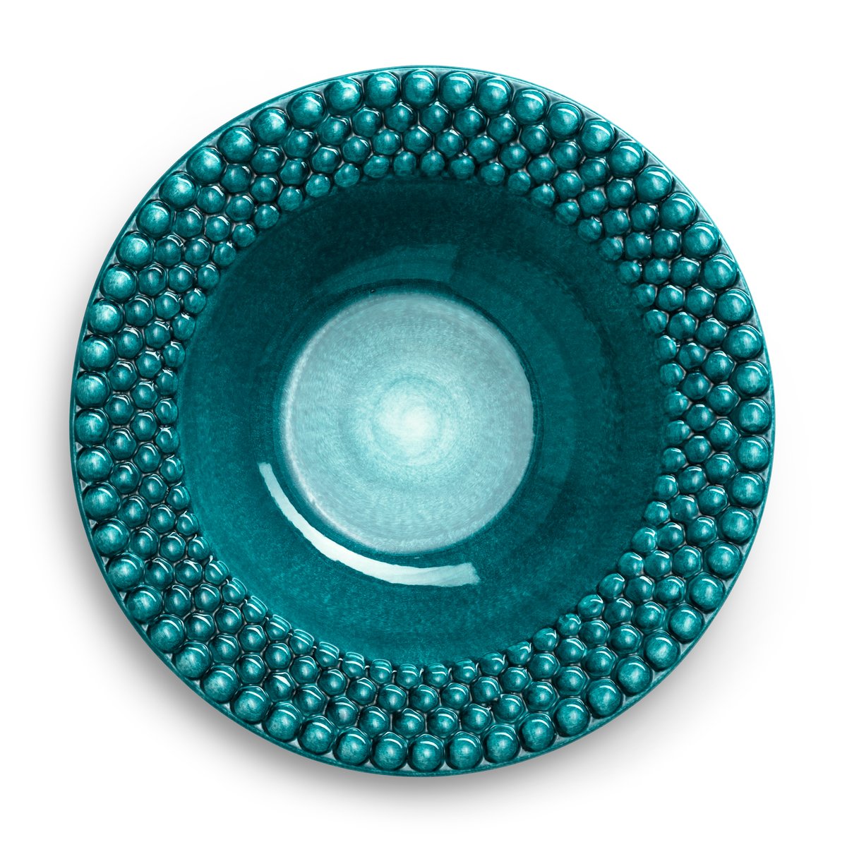 Mateus Bubbles soup plate 25 cm Ocean | Scandinavian Design | Deep plates | Turquoise