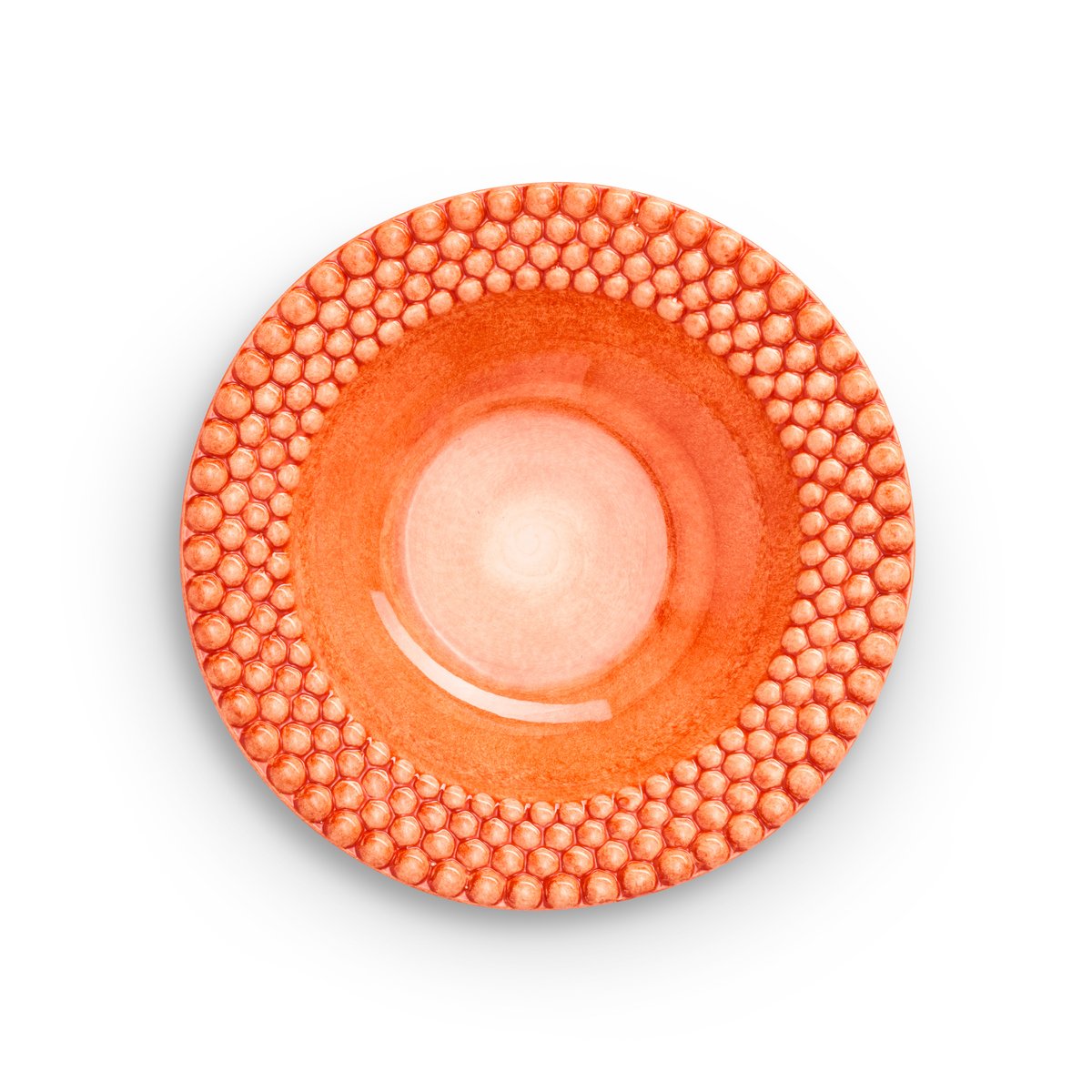 Mateus Bubbles soup plate 25 cm Orange | Scandinavian Design | Deep plates | Orange