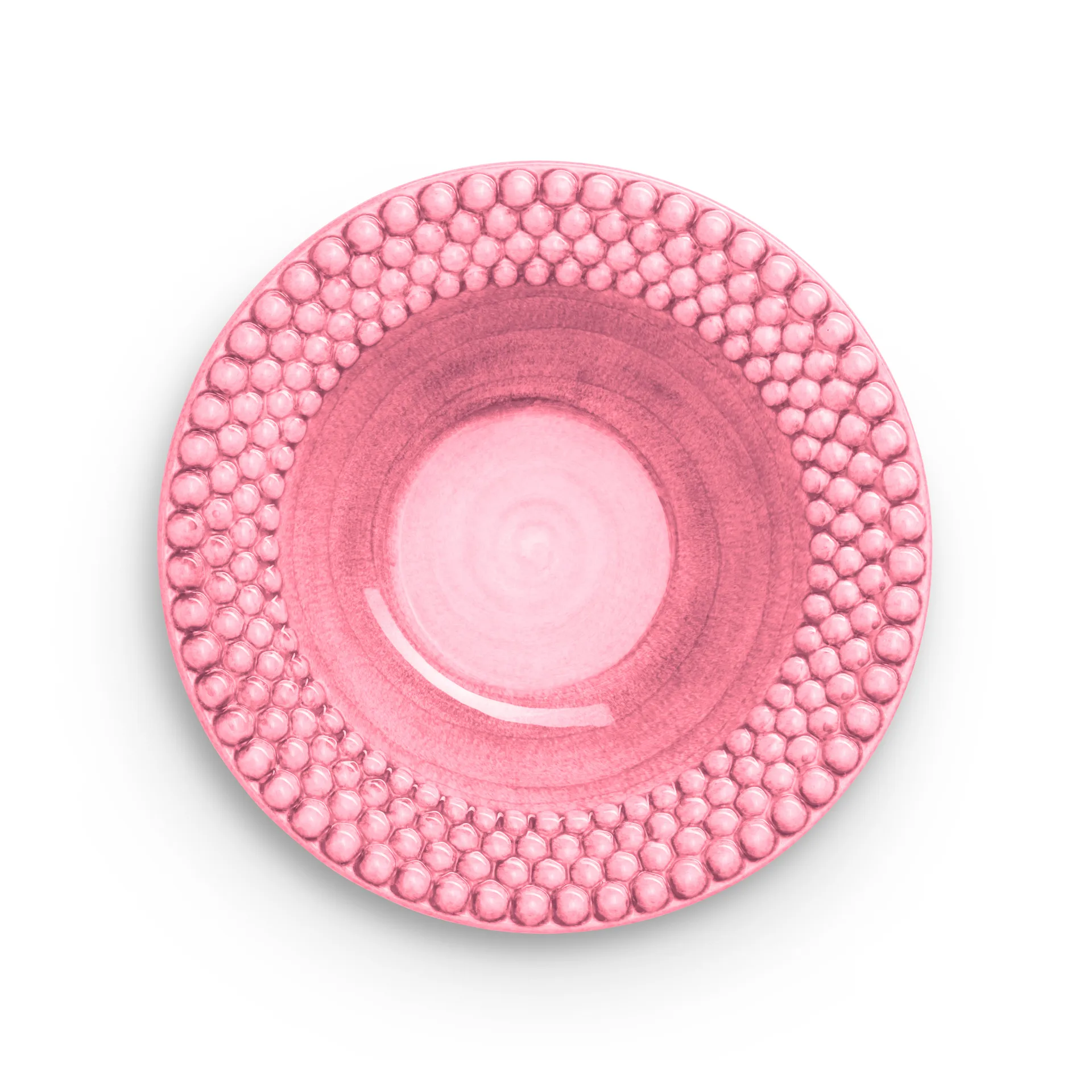 Bubbles soup plate 25 cm, Pink Mateus