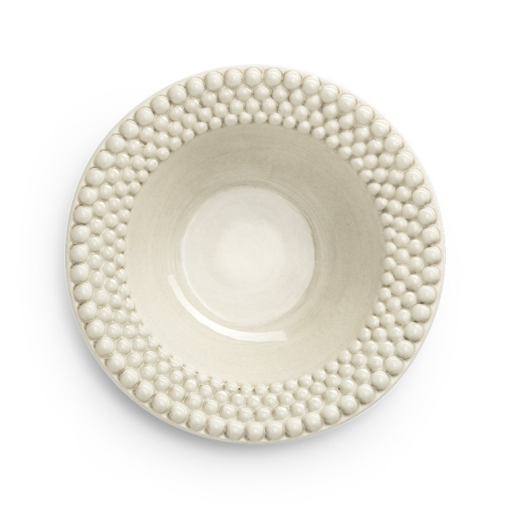 Mateus Bubbles soup plate 25 cm Sand | Scandinavian Design | Deep plates | Beige