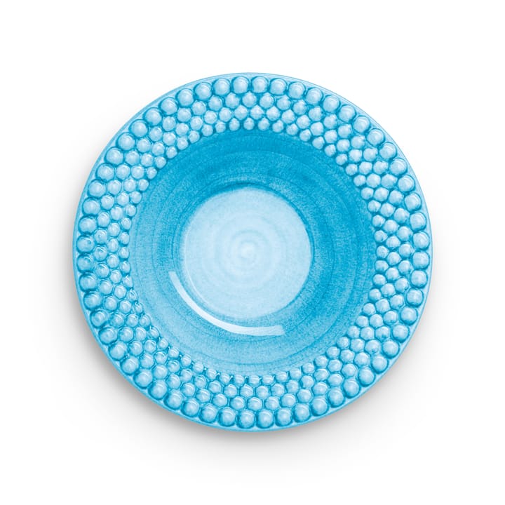 Bubbles soup plate 25 cm - Turquoise - Mateus