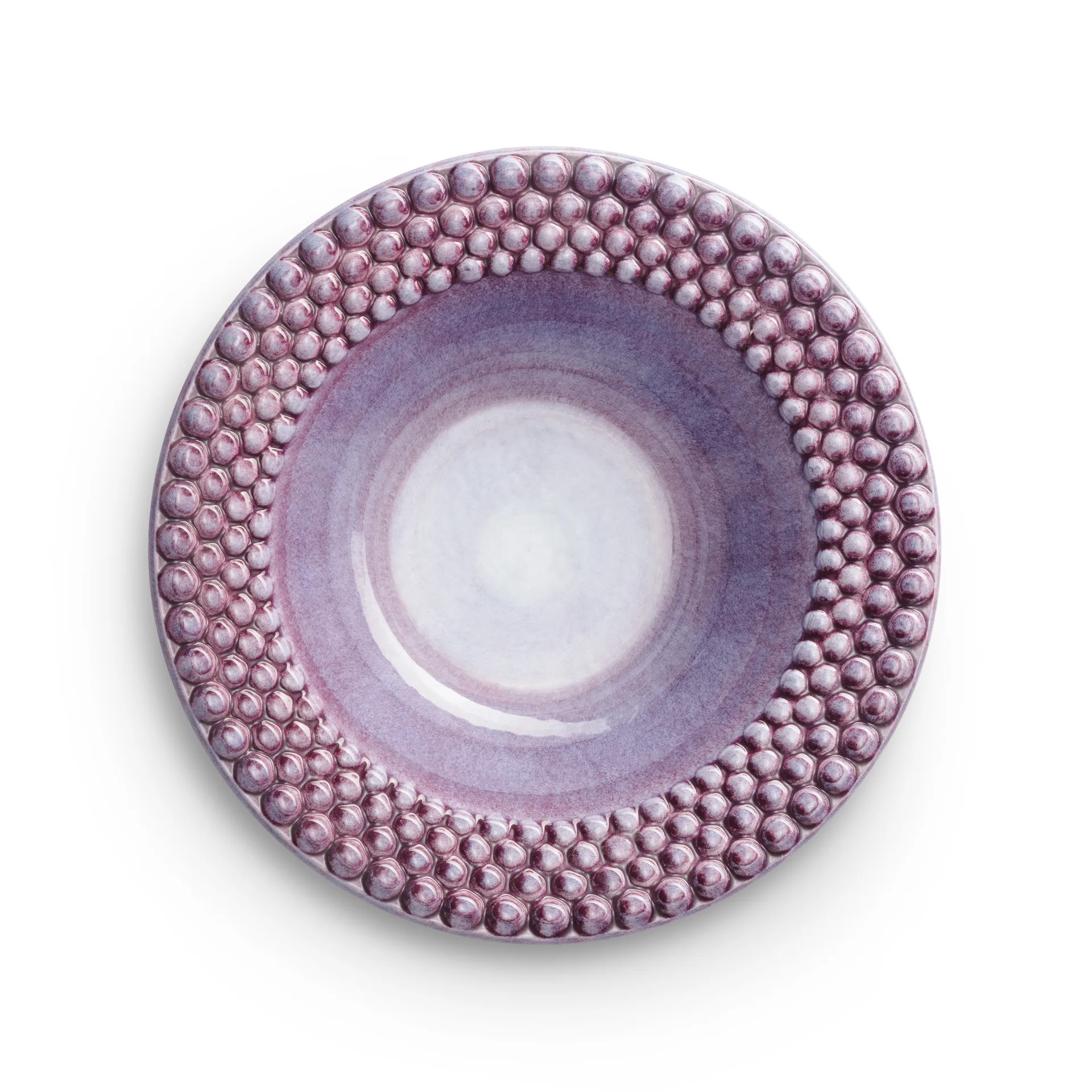 Bubbles soup plate 25 cm, Violet Mateus