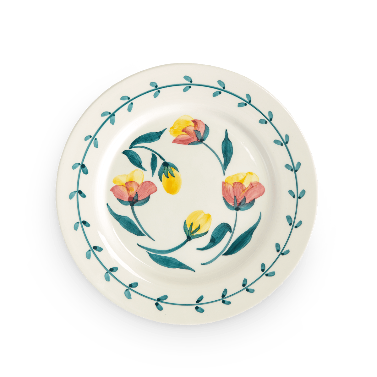 Mateus Flowers tulips dinner plate Ø28 cm White