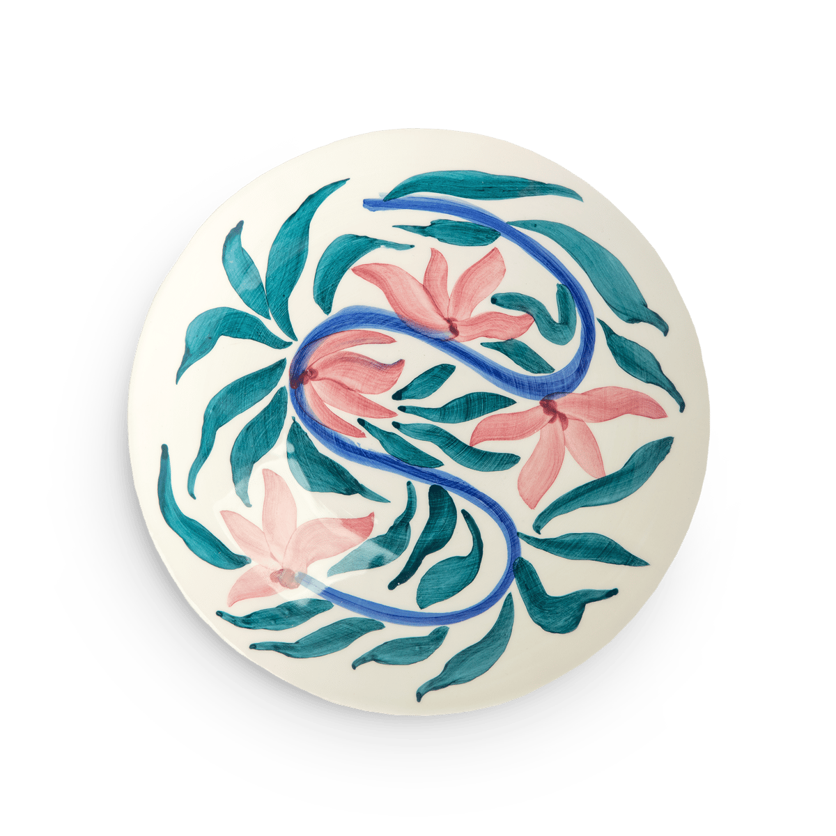 Mateus Flowers Water Lilies plate Ø20 cm White
