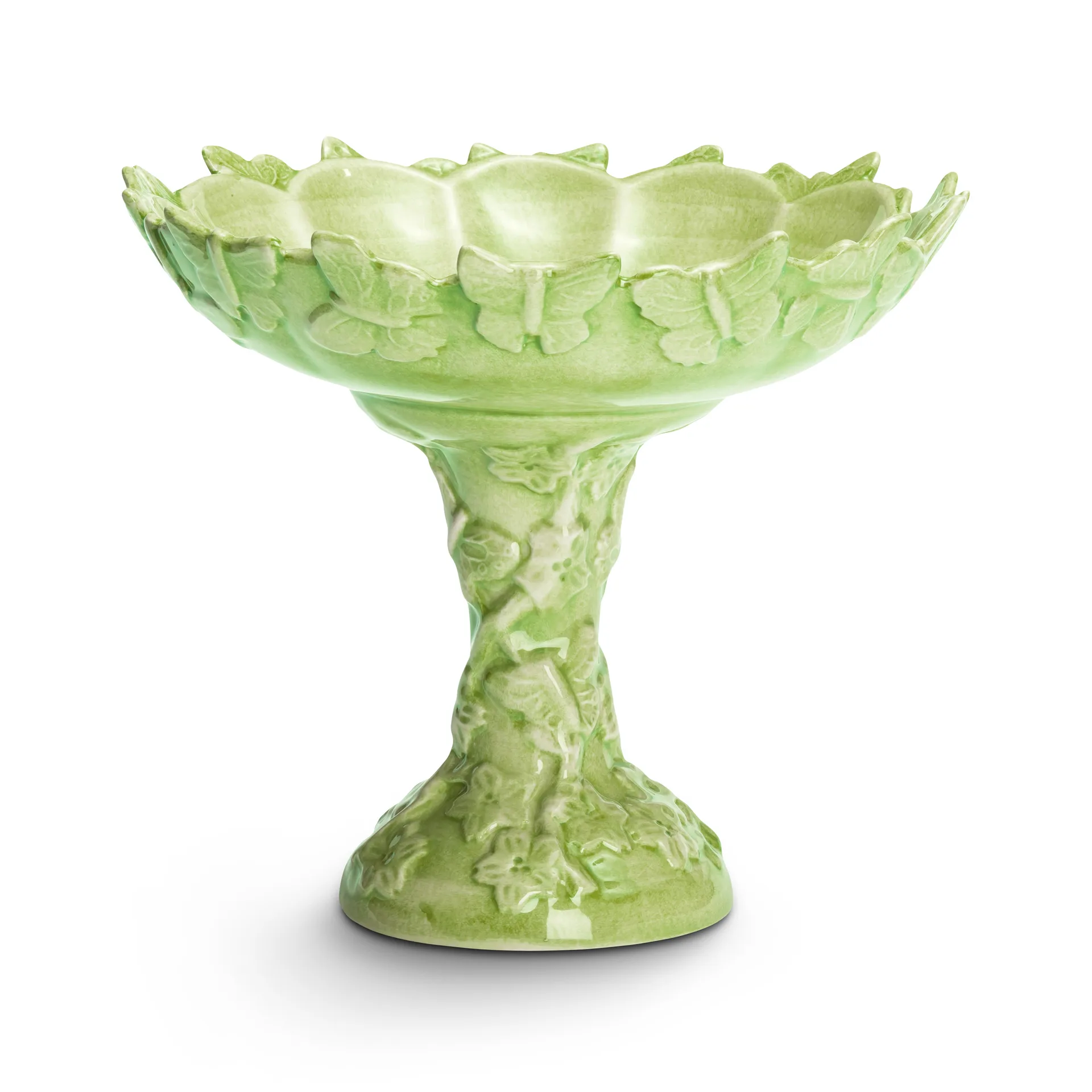 Lace fruit bowl Ø25 cm, Green Mateus