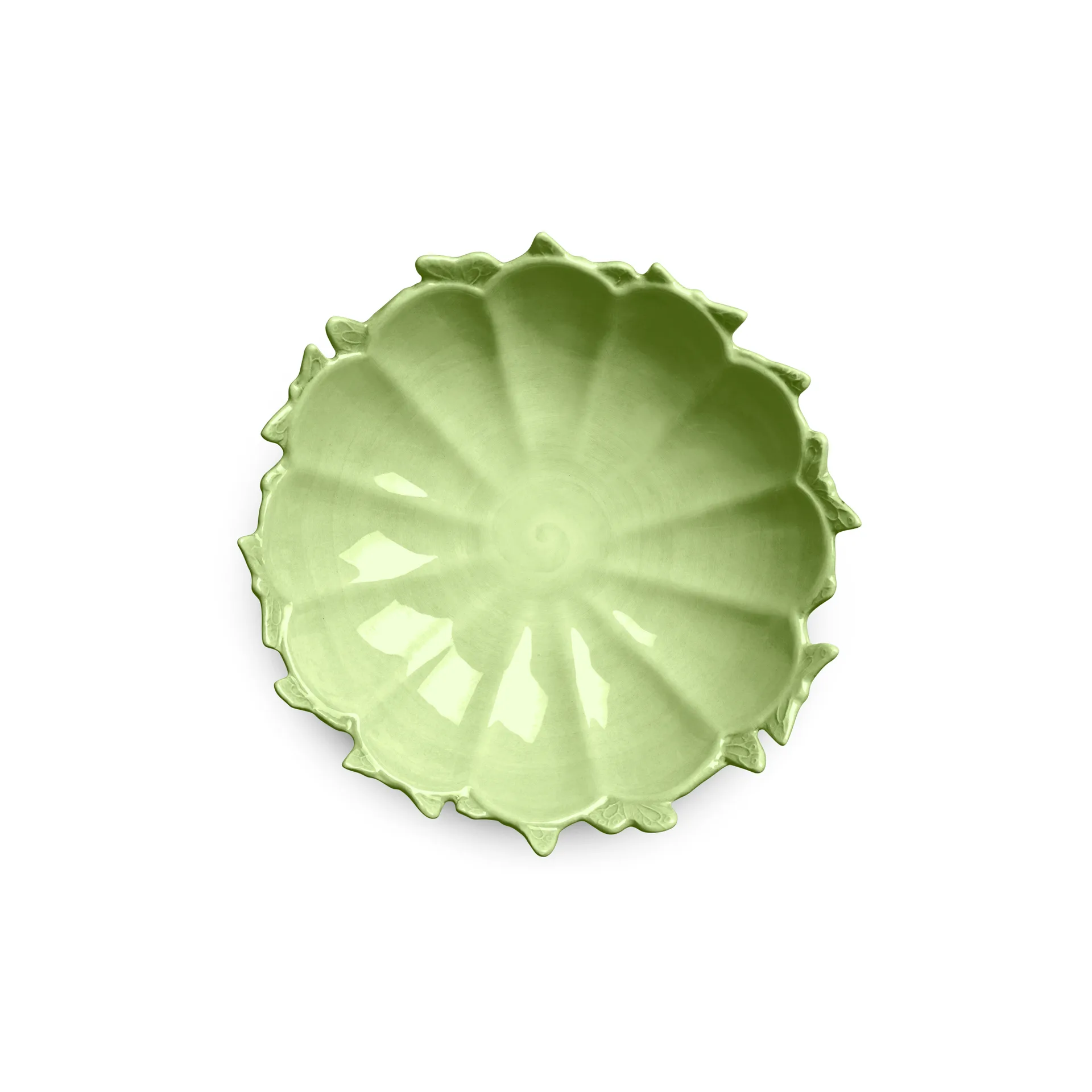 Lace fruit bowl Ø25 cm, Green Mateus