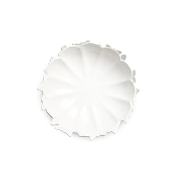 Lace fruit bowl Ø25 cm - White - Mateus
