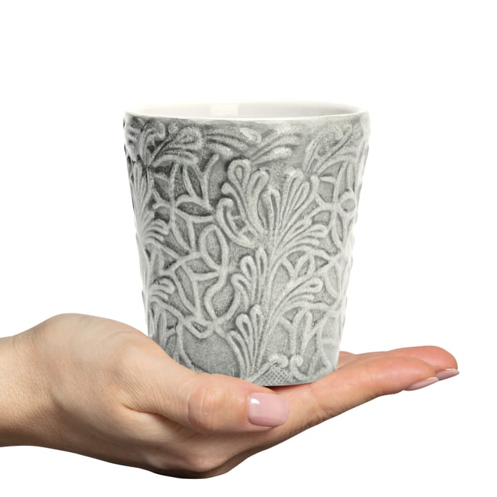 Lace mug 30 cl - Grey - Mateus