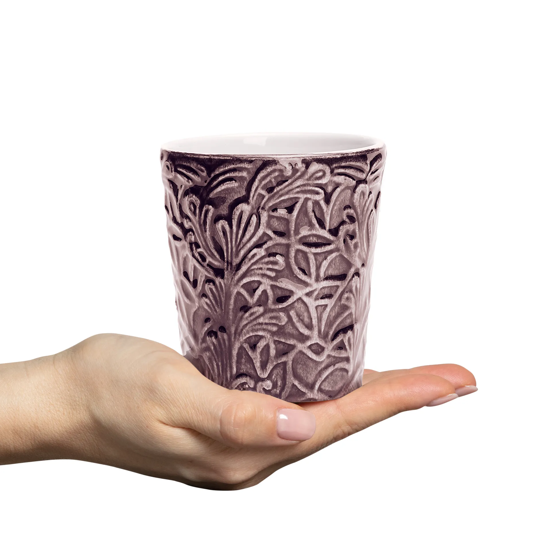 Lace mug 30 cl, Plum Mateus
