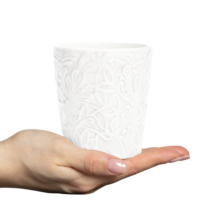 Lace mug 30 cl - White - Mateus
