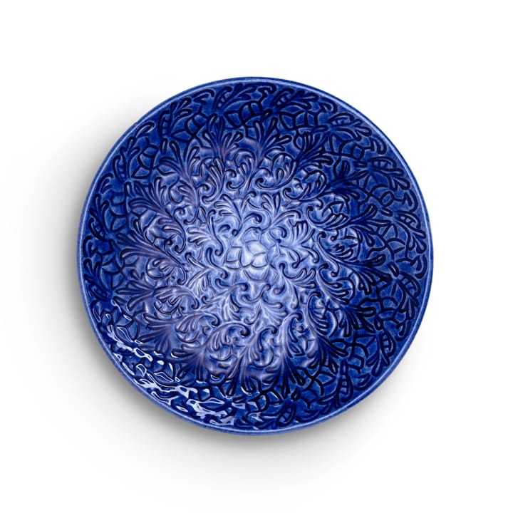 Lace plate 20 cm - Blue - Mateus