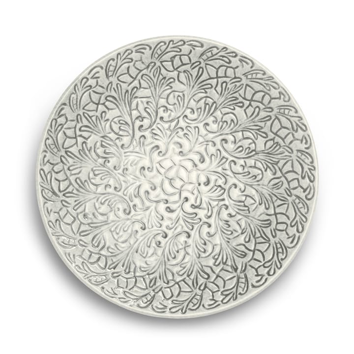 Lace plate 20 cm - Grey - Mateus