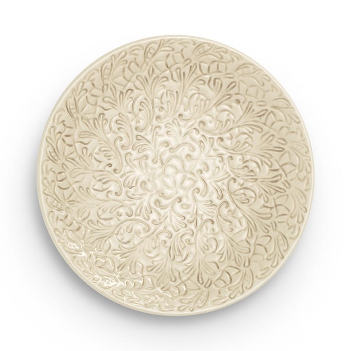 Lace plate 20 cm - Sand - Mateus