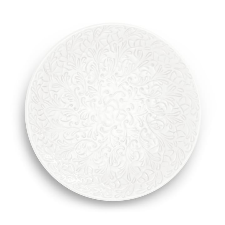 Lace plate 20 cm - White - Mateus