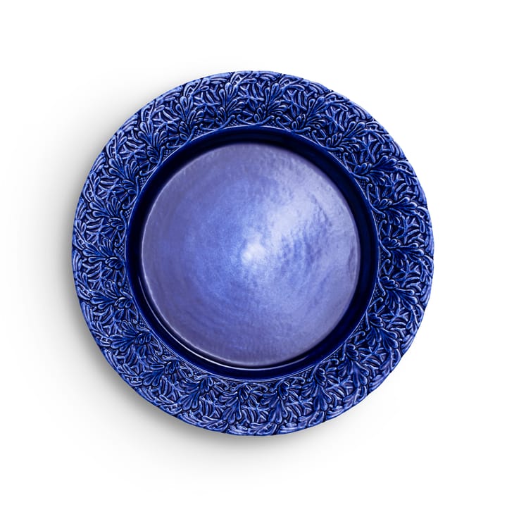 Lace plate 25 cm - Blue - Mateus