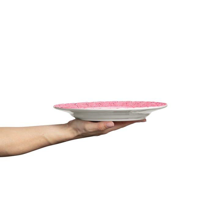 Lace plate 25 cm - Pink - Mateus