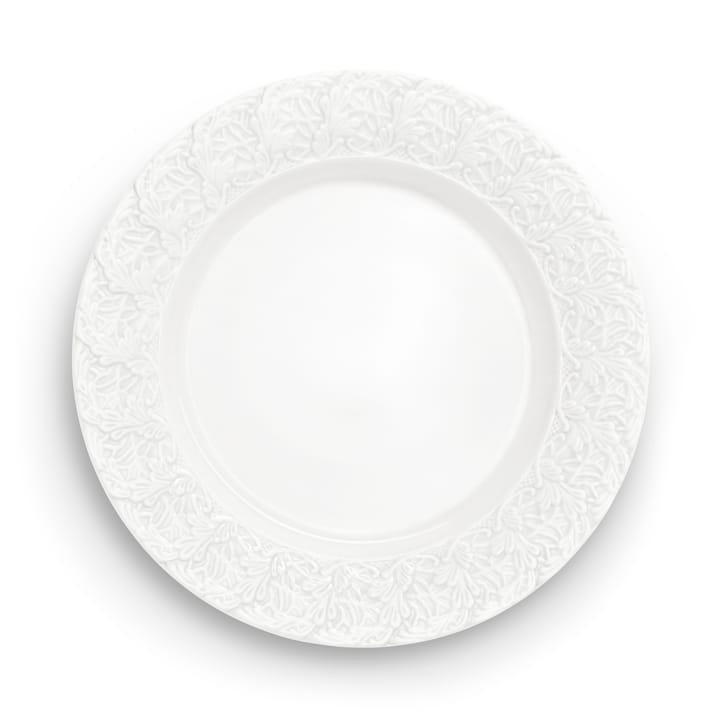 Lace plate 25 cm - White - Mateus