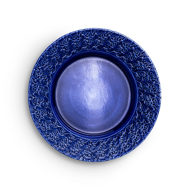 Lace plate 32 cm - Blue - Mateus