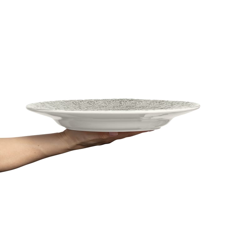 Lace plate 32 cm - Grey - Mateus