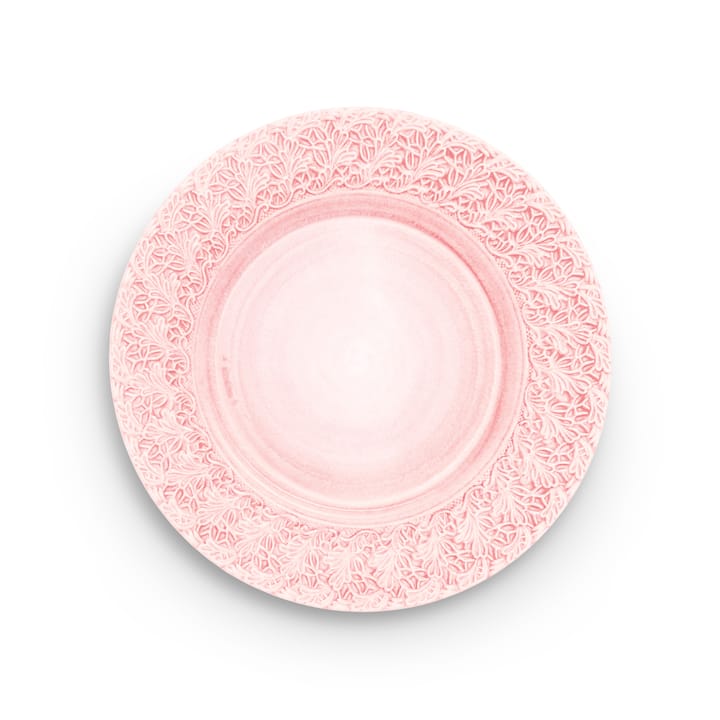 Lace plate 32 cm - Light pink - Mateus