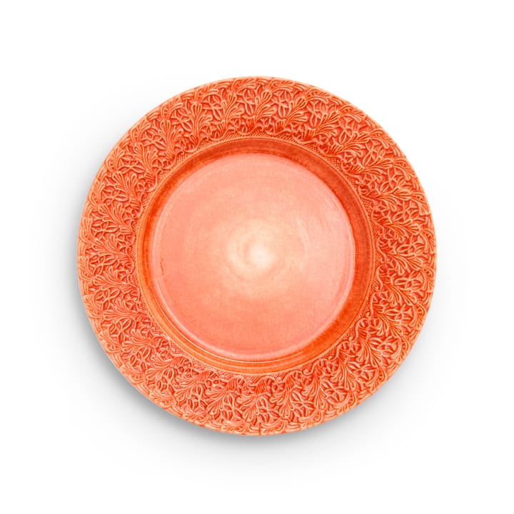 Lace plate 32 cm - Orange - Mateus