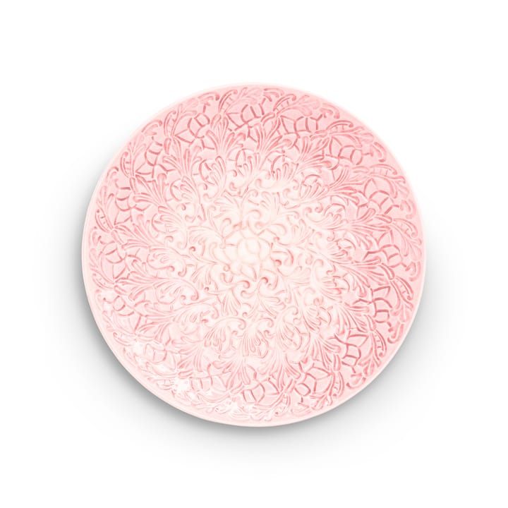Lace saucer 34 cm - Light pink - Mateus