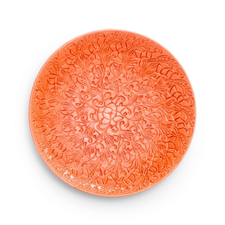 Lace saucer 34 cm - Orange - Mateus