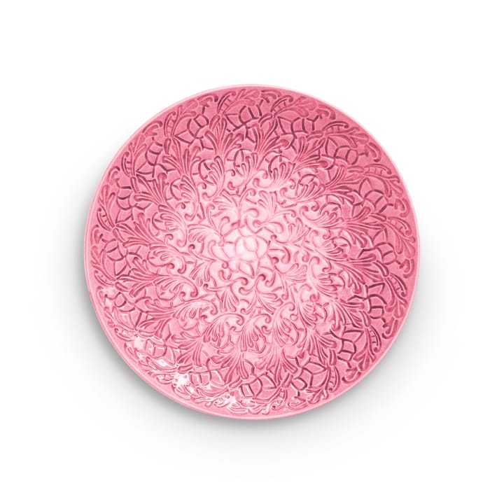 Lace saucer 34 cm - Pink - Mateus