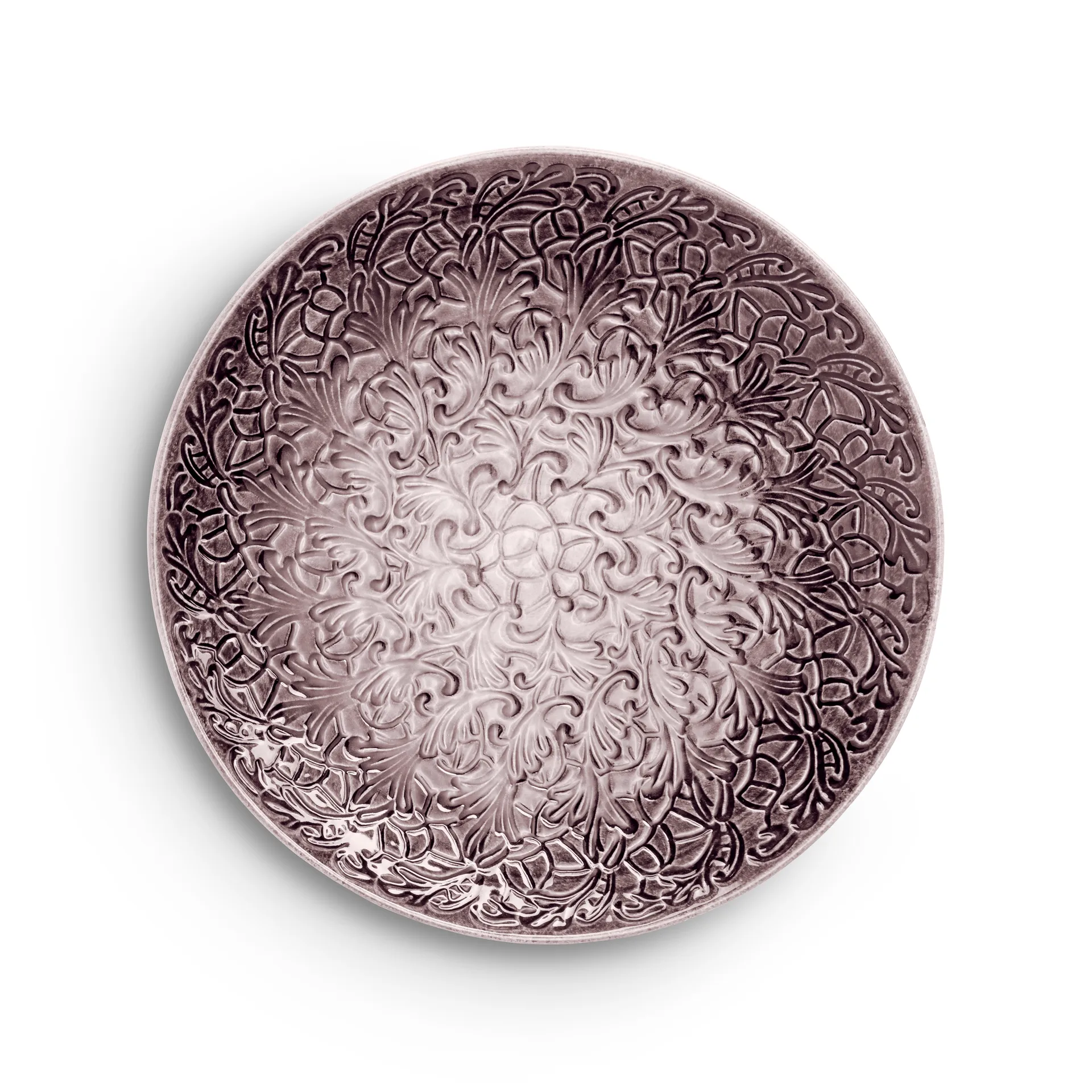 Lace saucer 34 cm, Plum Mateus