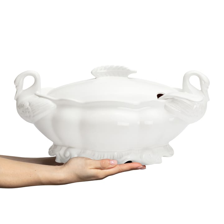 Lace terrin 4.7 liter, White Mateus