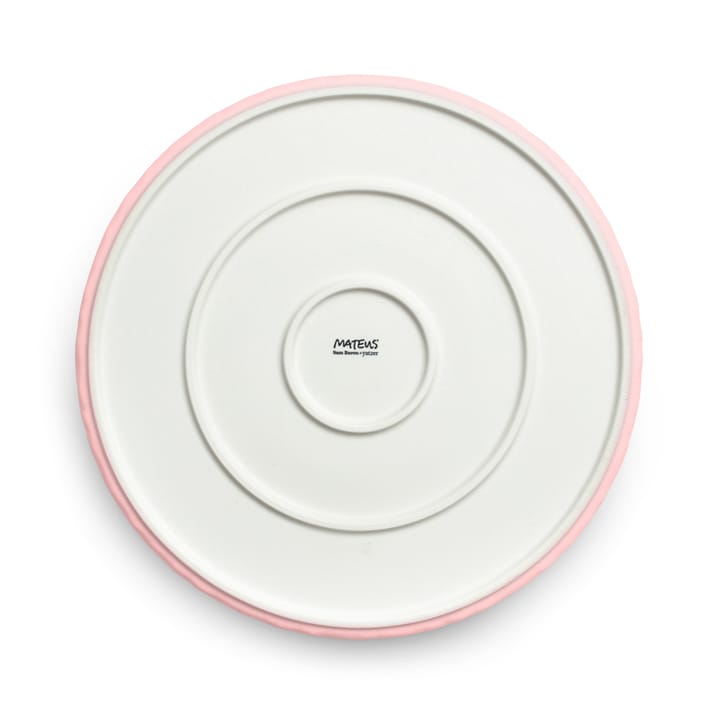 MSY plate 25 cm - light pink - Mateus