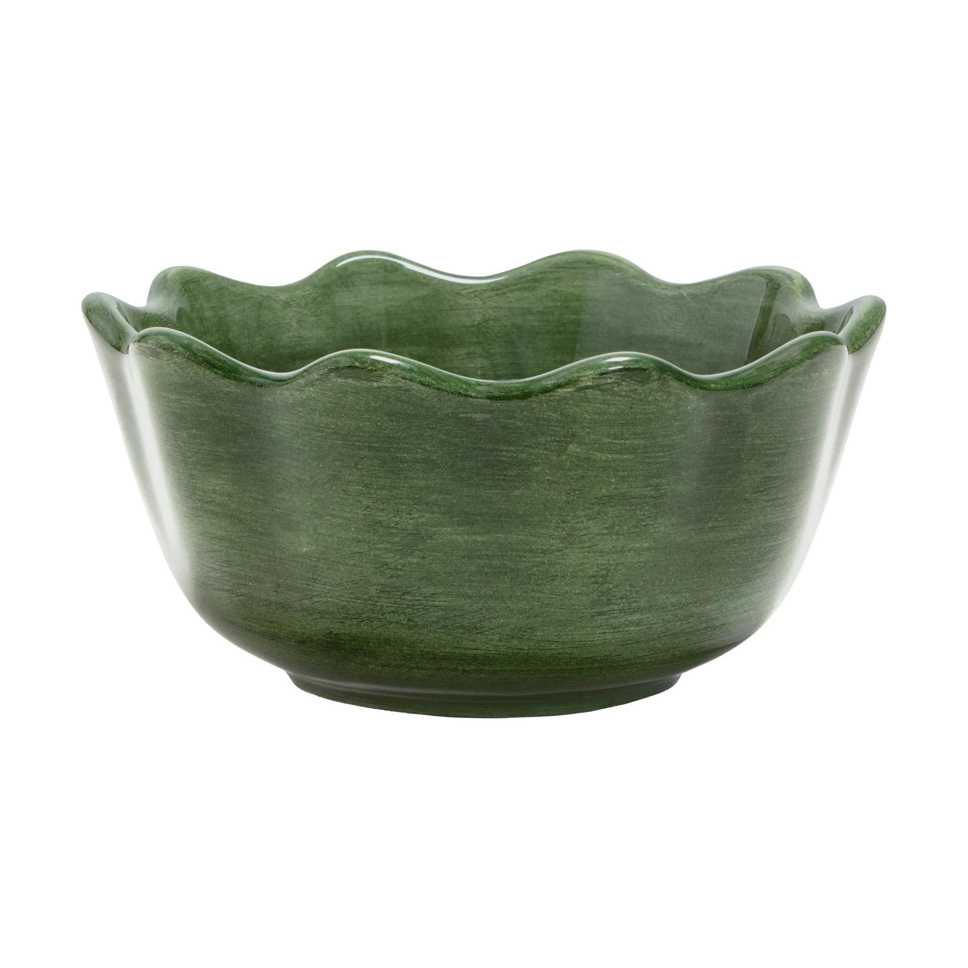 Oyster bowl Ø13 cm, Forest green Mateus