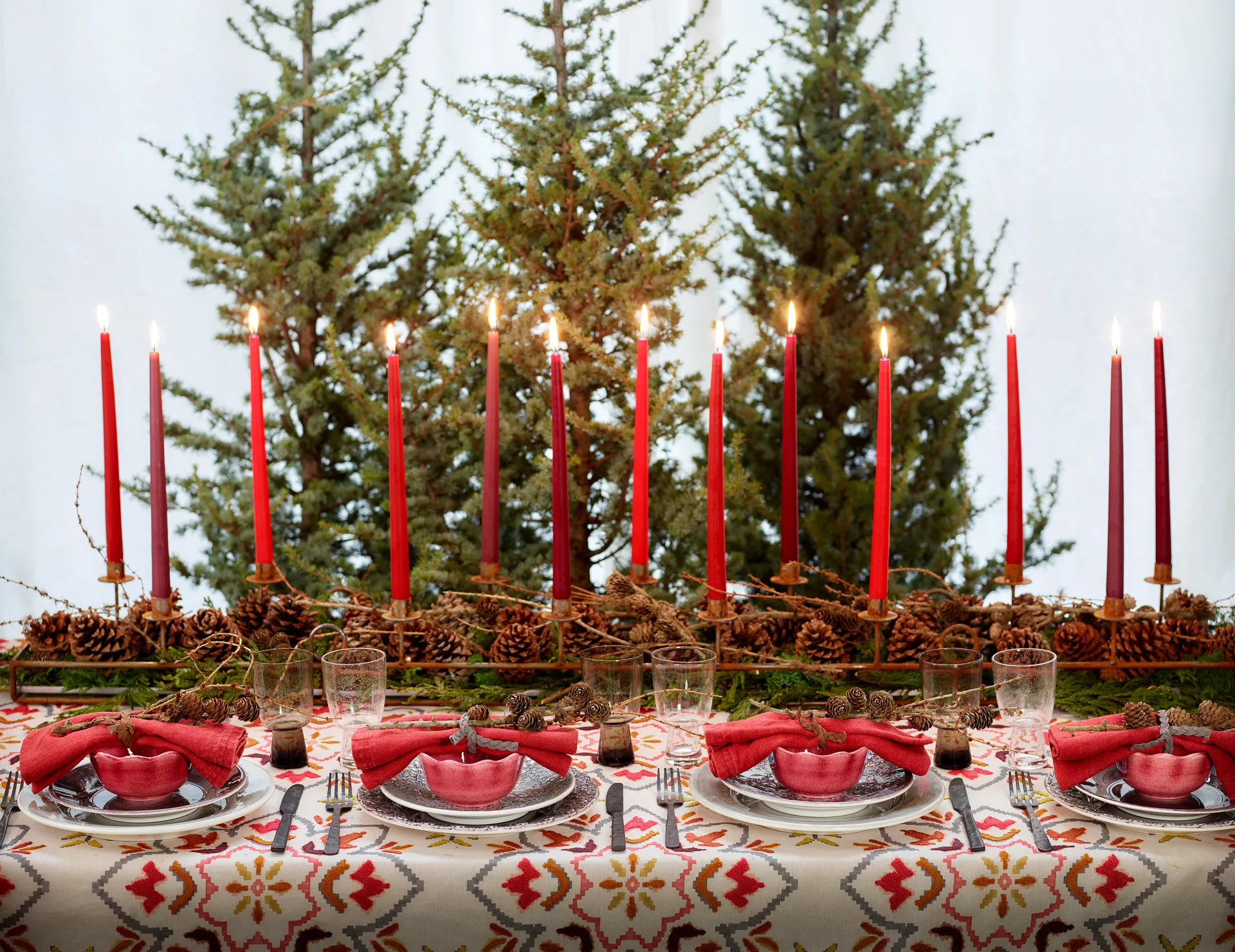 Oyster bowl Ø13 cm, Red Mateus