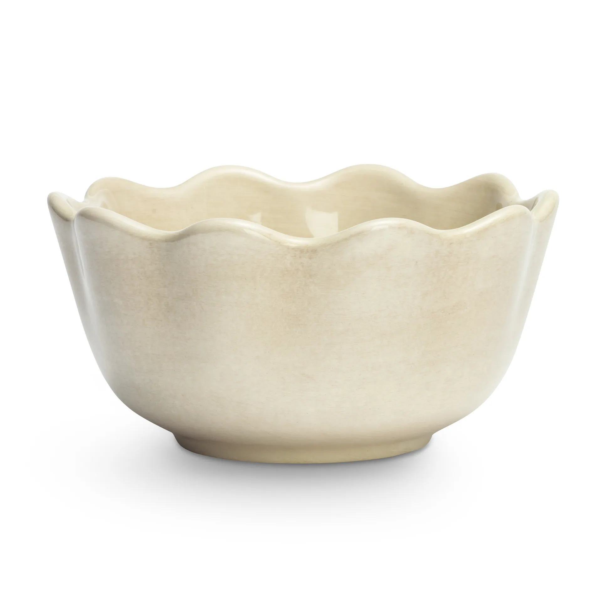 Oyster bowl Ø13 cm, Sand Mateus