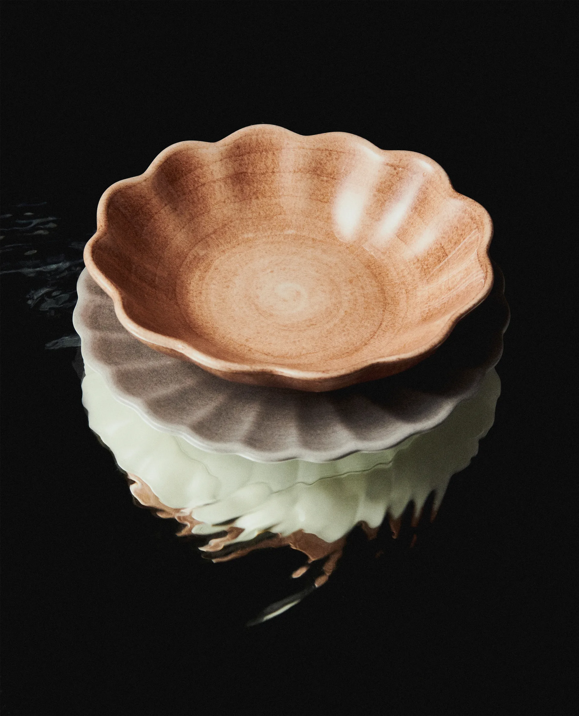 Oyster bowl 16x18 cm, cinnamon Mateus