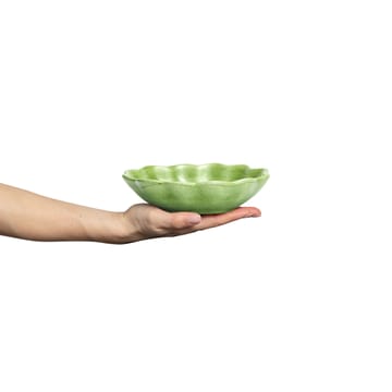 Oyster bowl 16x18 cm - Green - Mateus
